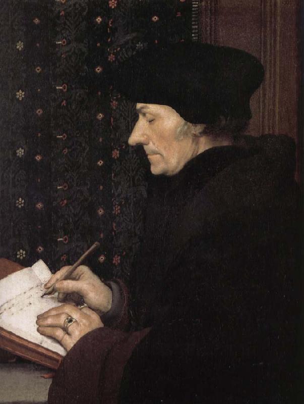 Hans Holbein Writing in the Erasmus China oil painting art